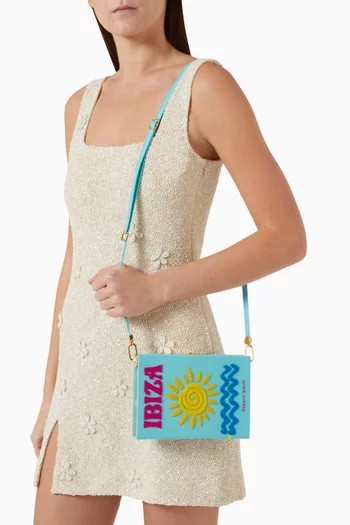 The Ibiza Sun Book Clutch in Silk & Felt