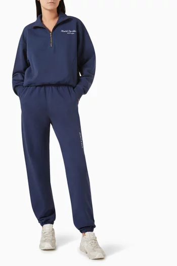 Hotel Du Cap Cursive Sweatpants in Cotton