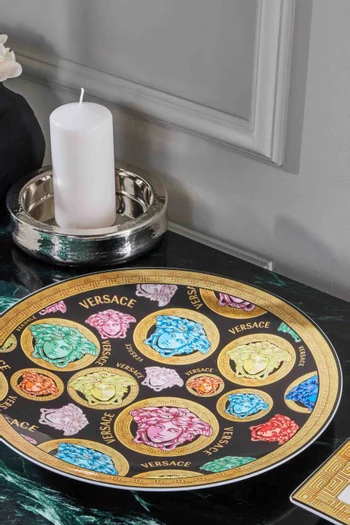 Versace Medusa Amplified Service Plate in Porcelain