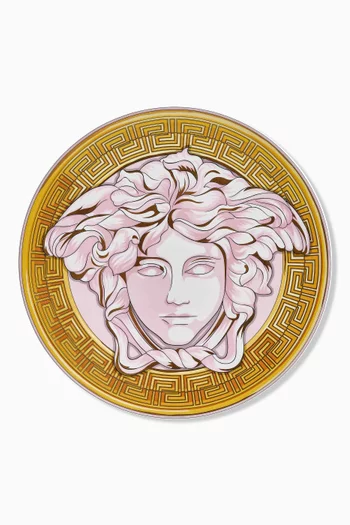 Medusa Amplified Coin Service Plate in Porcelain