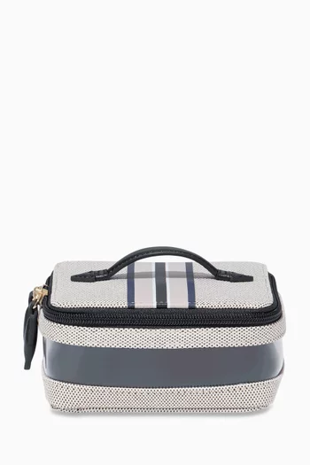 Cabana See-all Vanity Case in EcoCraft Canvas®