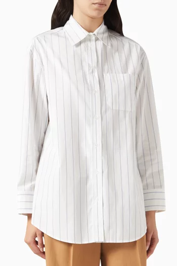 Corolla Shirt in Cotton-poplin