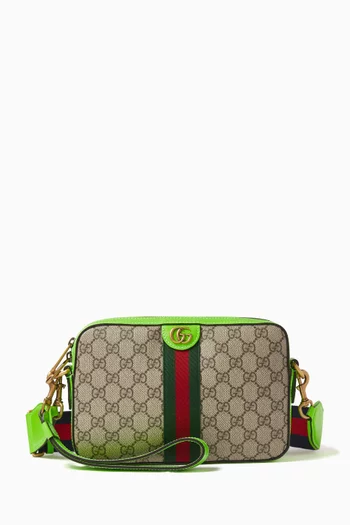 Ophidia Crossbody Bag in GG Supreme Canvas