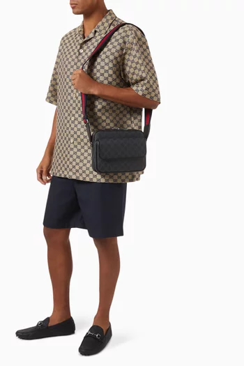 Small GG Crossbody Bag in Canvas