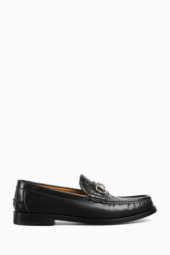 Loafers with Horsebit in GG Leather