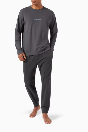 Modern Structure Sweatshirt in Cotton-blend