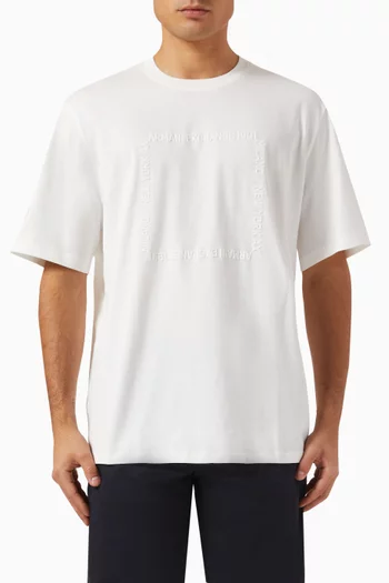Grid Logo T-shirt in Jersey