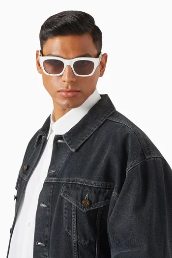 Square Sunglasses in Acetate