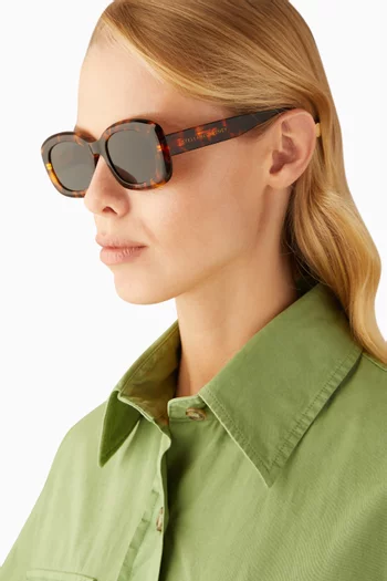 Round Sunglasses in Bio-acetate
