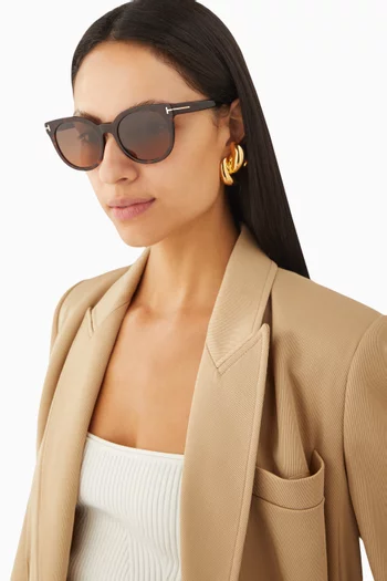 Moira Cat-eye Sunglasses in Acetate