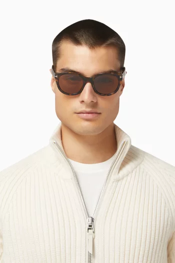 D-frame Sunglasses in Acetate