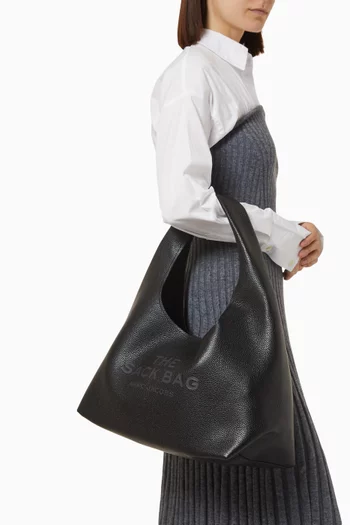 The Sack Top-handle Bag in Leather