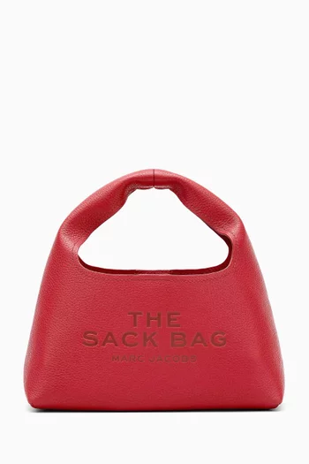 The Mini Sack Top-handle Bag in Leather