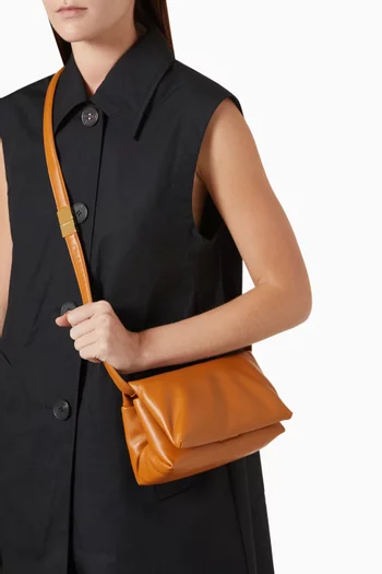 Small Prisma Shoulder Bag in Leather