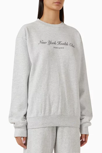 NY Health Club Crewneck Sweater