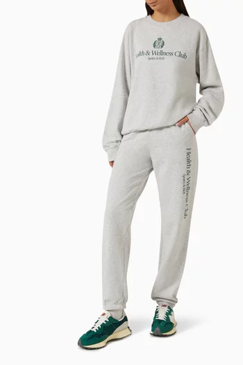 H&W Crest Sweatpants in Cotton-blend