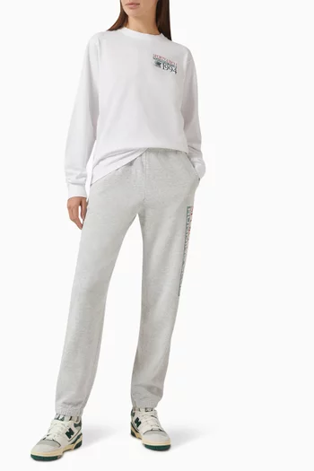 Finish Line Longsleeve Top in Cotton