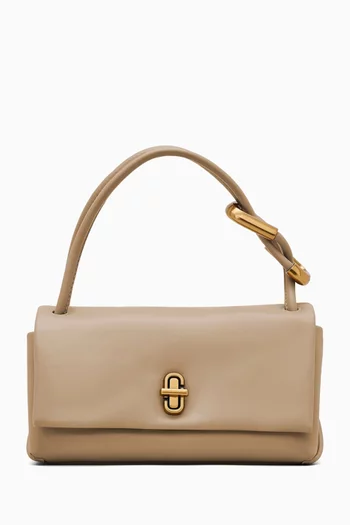 The Mini Dual Top-handle Bag in Leather