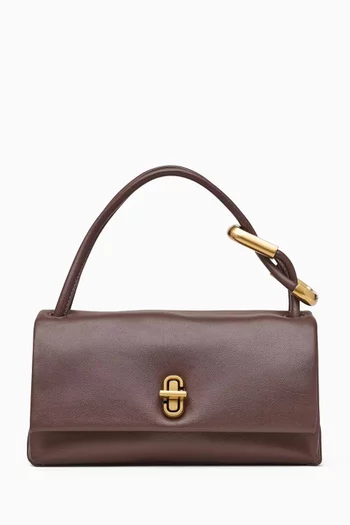 The Mini Dual Top-handle Bag in Leather