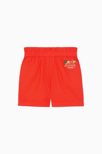 Logo Shorts in Cotton