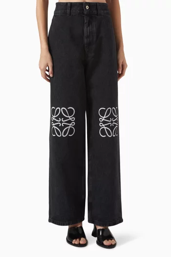 Anagram Baggy Jeans in Denim