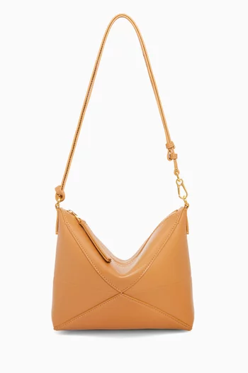 Puzzle Fold Pouch in Leather