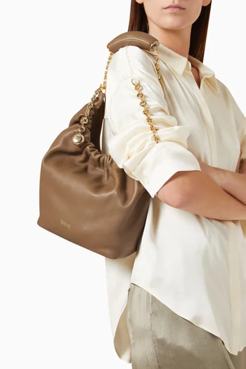 Small Squeeze Shoulder Bag in Lambskin