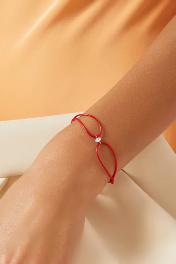 Like A Diamond Thread Bracelet in 18kt White Gold