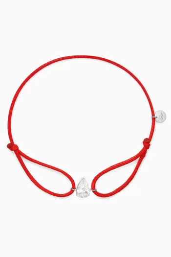 Like A Diamond Thread Bracelet in 18kt White Gold