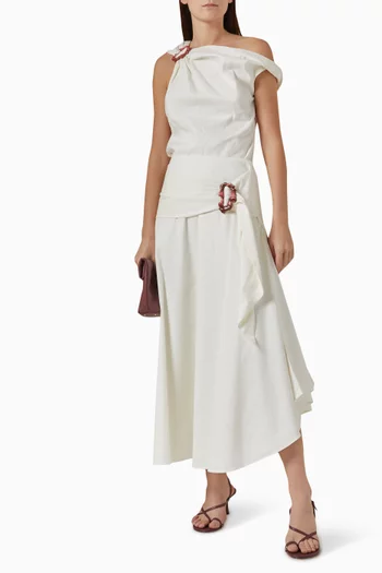 Ingrid Gathered Maxi Skirt
