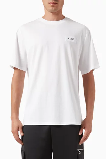 Split Logo T-shirt in Cotton-jersey