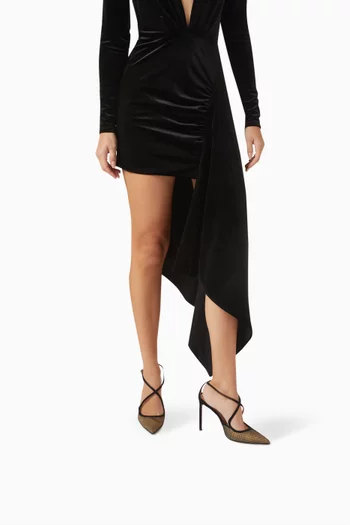 Wicked 105 Pumps in Suede & Mesh