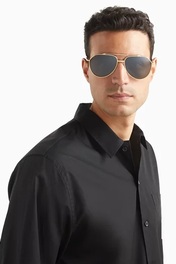 Aviator Sunglasses in Metal