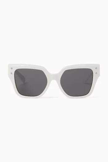 Rectangle Sunglasses in Acetate