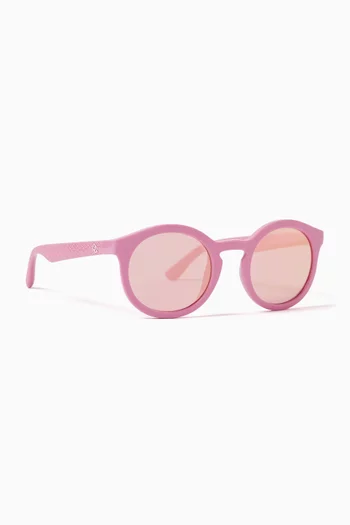 Gamers Round Sunglasses in Acetate