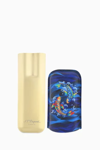 Koi Fish Dual Cigar Case in Metal