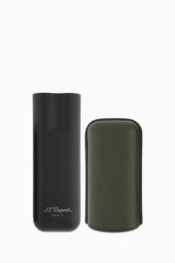 Dual Cigar Case in Metal