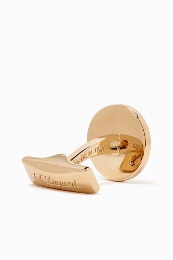 D Logo-engraved Cufflinks