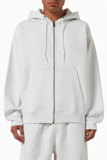 Solo Swoosh Hoodie in Cotton