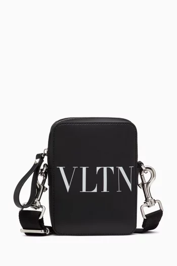Valentino Garavani Logo Crossbody Bag in Calf Leather