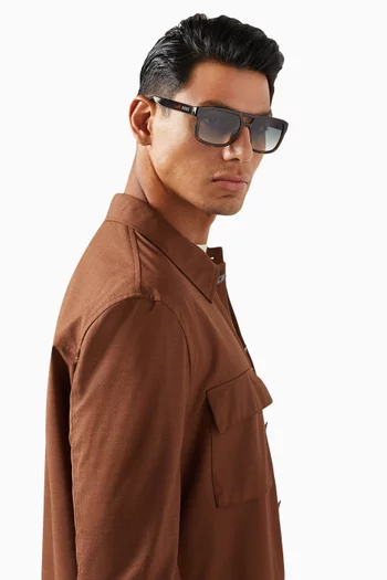 Square Sunglasses in Acetate