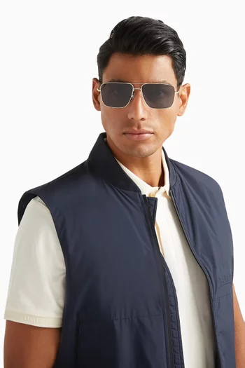 Pilot Sunglasses in Metal
