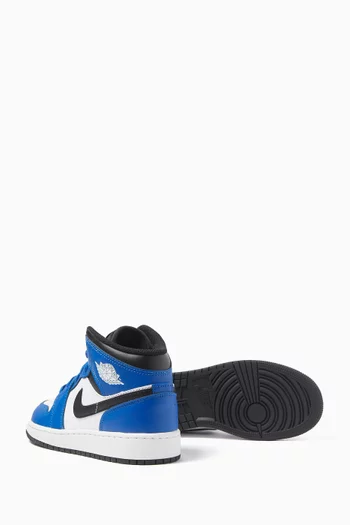 Air Jordan 1 Mid-top Sneakers in Leather