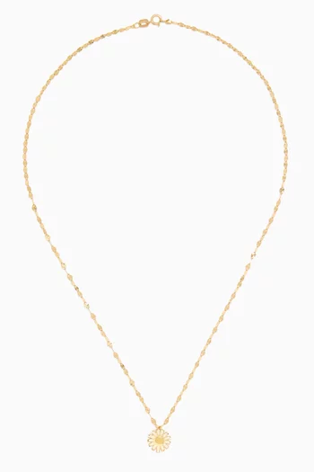 Golden Bloom Pendant Necklace in 18kt Gold