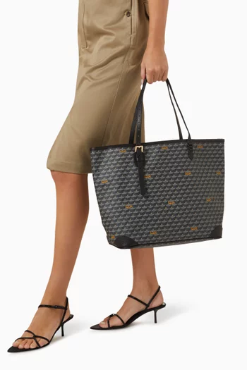 Daily Battle 35 Tote Bag in Canvas & Leather