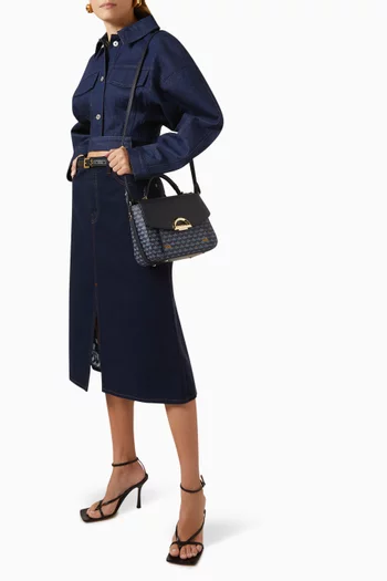 Parade Soft 23 Top Handle Bag in Canvas & Leather