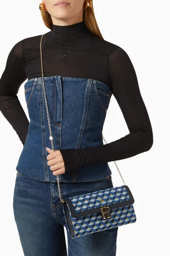 Good Knight 25 Clutch Bag in Saga Jacquard