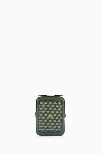 Phone Pouch in Scale Canvas