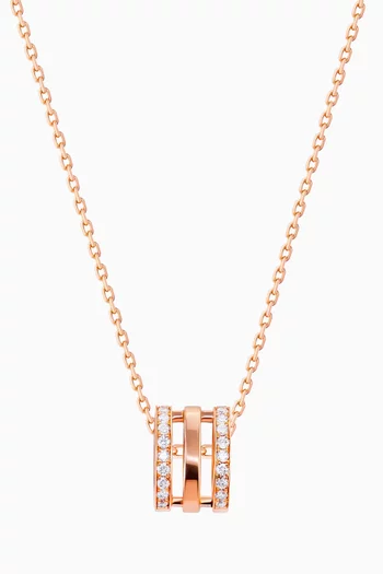 Wid Diamond Necklace in 18kt Rose Gold