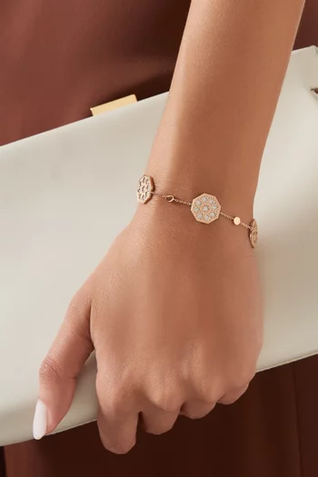 Mini Classic Turath Mother-of-Pearl Bracelet in 18kt Rose Gold